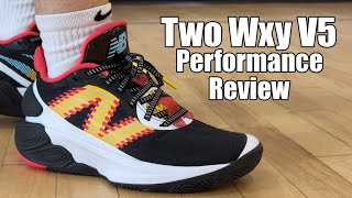 THE BEST BASKETBALL SHOE FOR 120 NEW BALANCE TWO WXY V5 PERFORMANCE REVIEW [upl. by Sirac]