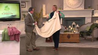 Kilronan Merino Wool Cross Patch Throw Blanket on QVC [upl. by Annanhoj999]