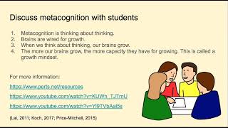 Metacognition in the Classroom [upl. by Baugh]