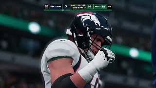 Jets verse broncos Madden 24 [upl. by Welles]