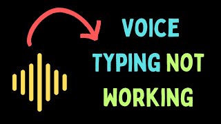 How to Fix Voice Typing Not Working in Windows 11 [upl. by Moina]