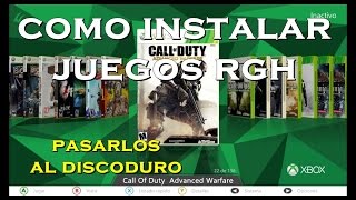 TUTORIAL Instalar juegos para xbox 360 RGH 2016 FACIL Y RAPIDO [upl. by Sirdi61]