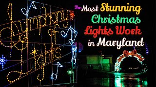 Most Stunning Christmas Lights  Merriweather Symphony of Lights Columbia Maryland  Yoj Rasaili [upl. by Pedersen]