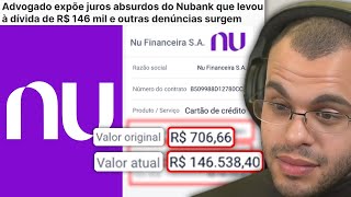 JUROS DO CARTÃO DO NUBANK É CONSIDERADO CRIME E VIRA CASO DE JUSTIÇA [upl. by Flam]