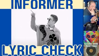 Snow Informer  LYRIC CHECK [upl. by Eetak]