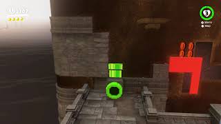 Super Mario Odyssey  Ruined Kingdom Moon 3 Roulette Tower Climbed [upl. by Nnylkcaj]