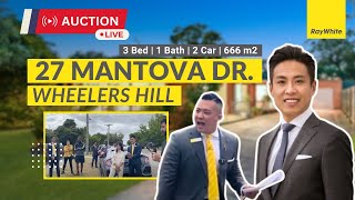 Live Auction  27 Mantova Drive Wheelers Hill [upl. by Sulokcin]