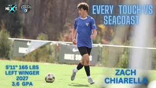 Every Touch vs Seacoast United U16 MLS Next  Zach Chiarella  11224 [upl. by Slade604]