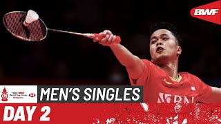 HSBC BWF World Tour Finals 2023  Shi Yu Qi CHN vs Anthony Sinisuka Ginting INA  Group A [upl. by Kelda53]