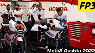 FP3 Moto3 Austria 2022  Deniz Oncu dari Turki Tercepat Mario Aji ikut Q1 [upl. by Sivle]