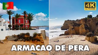 ARMACAO DE PERA Algarve 🌞 Portugal 🇵🇹  Walking Tour 🏖️🚶 4K UHD [upl. by Ela944]