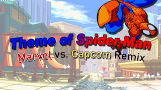 Theme of SpiderMan Marvel vs Capcom Remix [upl. by Edlyn]