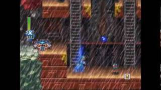 Mega Man X6  Rainy Turtloid Perfect Run [upl. by Nedi]