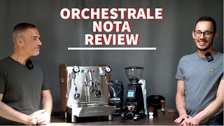 Orchestrale Nota Siebträgermaschine  Review Technische Daten Espresso kochen mit Davide und Maxi [upl. by Shena848]