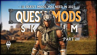 10 BEST Skyrim Quest Mods of 2024 Must Try [upl. by Lledor]