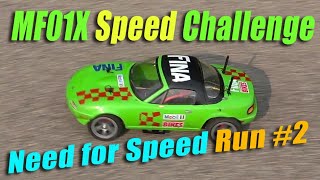 Need for Speed Tamiya MF01X poorboysrc Speed Run Challenge 2024  Can I Go Faster [upl. by Atenik]