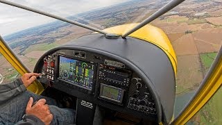 Sport pilot flying STOL CH 750 with SkyView glass panel [upl. by Stanley]