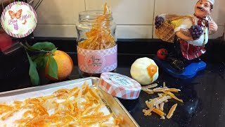 Candied Orange Peel Recipe ☆ Bon Melo S02E04 [upl. by Vilma]