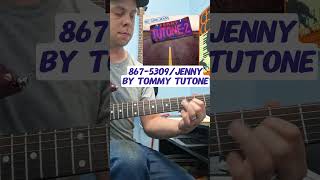 Riff for picking practice  Jenny 8675309  Guitar TAB short lesson [upl. by Fiedler]