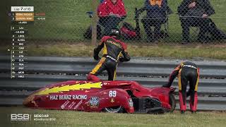 British Sidecar Championship 2024 Round 4 Snetterton  Race 2 [upl. by Olmsted]