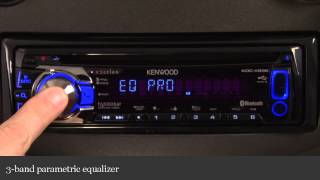 Kenwood Excelon KDCX696 CD Receiver Display and Controls Demo  Crutchfield Video [upl. by Yanal]