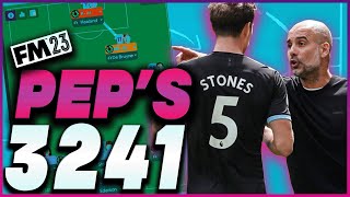 HOW TO build up play like Pep Guardiola in FM23 5 tactics [upl. by Bonis506]