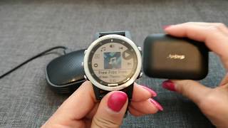 Garmin Fenix 5 plus Kopfhörer Lautsprecher etc via Bluetooth verbinden [upl. by Liv]