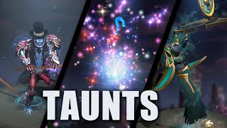 Taunts Nemestice Battle Pass Dota 2 [upl. by Zitah901]