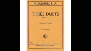 Kummer Cello Duet Op 22 No 1 C major 1st Movement [upl. by Reginald]