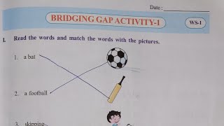 pg no  1 to 10 FLN  3rd class English workbook BRIDGING GAP ACTVIVITY  1 fln telangana [upl. by Ibrek]