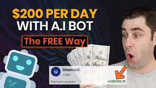 FREE Way To Make Money Online With AI For Beginners In 2024 200Day [upl. by Leinahtam]