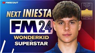 500 GA For The NEXT Iniesta In FM24  Football Manager 2024 Wonderkids to Superstar [upl. by Vil]