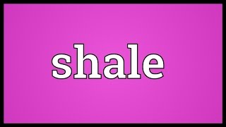 Shale Meaning [upl. by Aihtnis]