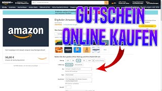 Amazon Gutschein online kaufen  Tutorial [upl. by Cardew455]