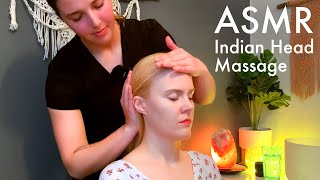 Indian Head Massage Treatment with JAZZMUTCHHOLISTICS Unintentional ASMR Real person ASMR [upl. by Amerak113]