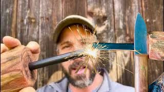 How To Make A Fatwood Ferro Rod For Fires In The Rain [upl. by Nylhsa]