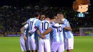 ECUADOR VS ARGENTINA 13 Messi genio Relato Rodolfo de Paoli Eliminatorias Rusia 2018  HD [upl. by Ronica]