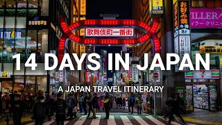 How to Spend 14 Days in Japan  A Japan Travel Itinerary [upl. by Nylesaj]