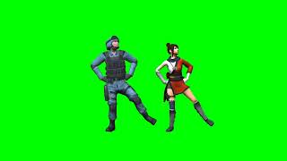 Green screen animation  No copyright cartoon green screen Lisi MPulice Dance cartoon Dance video [upl. by Sheff]