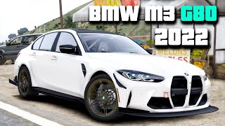 BMW M3 G80 2022  GTA 5 Real Life Car Mod  Download Link [upl. by Brechtel378]