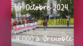 Manifestation Grenoble 1er Octobre 2024 [upl. by Lowery]