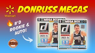 202324 Donruss Basketball Walmart Mega Boxes 🔥 d Rookie  d Auto [upl. by Yahs780]