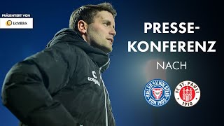 Die Pressekonferenz nach dem Spiel bei Holstein Kiel I Präsentiert von LichtBlick [upl. by Acenahs]