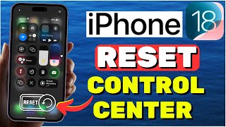 How To RESET Control Center On iPhone iOS 18 [upl. by Hermia360]