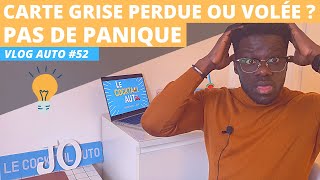 TUTO CARTE GRISE PERDUE OU VOLEE 😭😱  PAS DE PANIQUE VOICI LA SOLUTION 💯💯 [upl. by Aivyls]