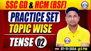 SSC GD English Practice Set  BSF HCM English Class  Tense English Class 2  By Rinku Sir [upl. by Carnahan374]