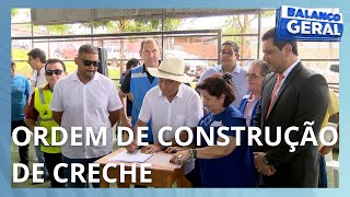 PRIMEIRA INFÂNCIA PREFEITURA DE RIO BRANCO ASSINA ORDEM PARA CONSTRUÇÃO DE CRECHE [upl. by Hunger]