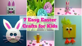 7 Easy Easter Crafts for Kids  Easter Craft Ideas [upl. by Stearn390]