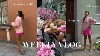 WEEKLY VLOG  Taking IG pics Picknick w Philip amp Before amp After Body Pics [upl. by Ainala]