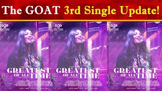 The Goat 3rd Single Update  Thalapathy Vijay  Shruti Haasan  Yuvan Shankar Raja [upl. by Erleena]